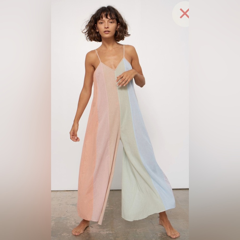 Mara Hoffman Carly jumpsuit coverup - M - Beach pool cruise vacation